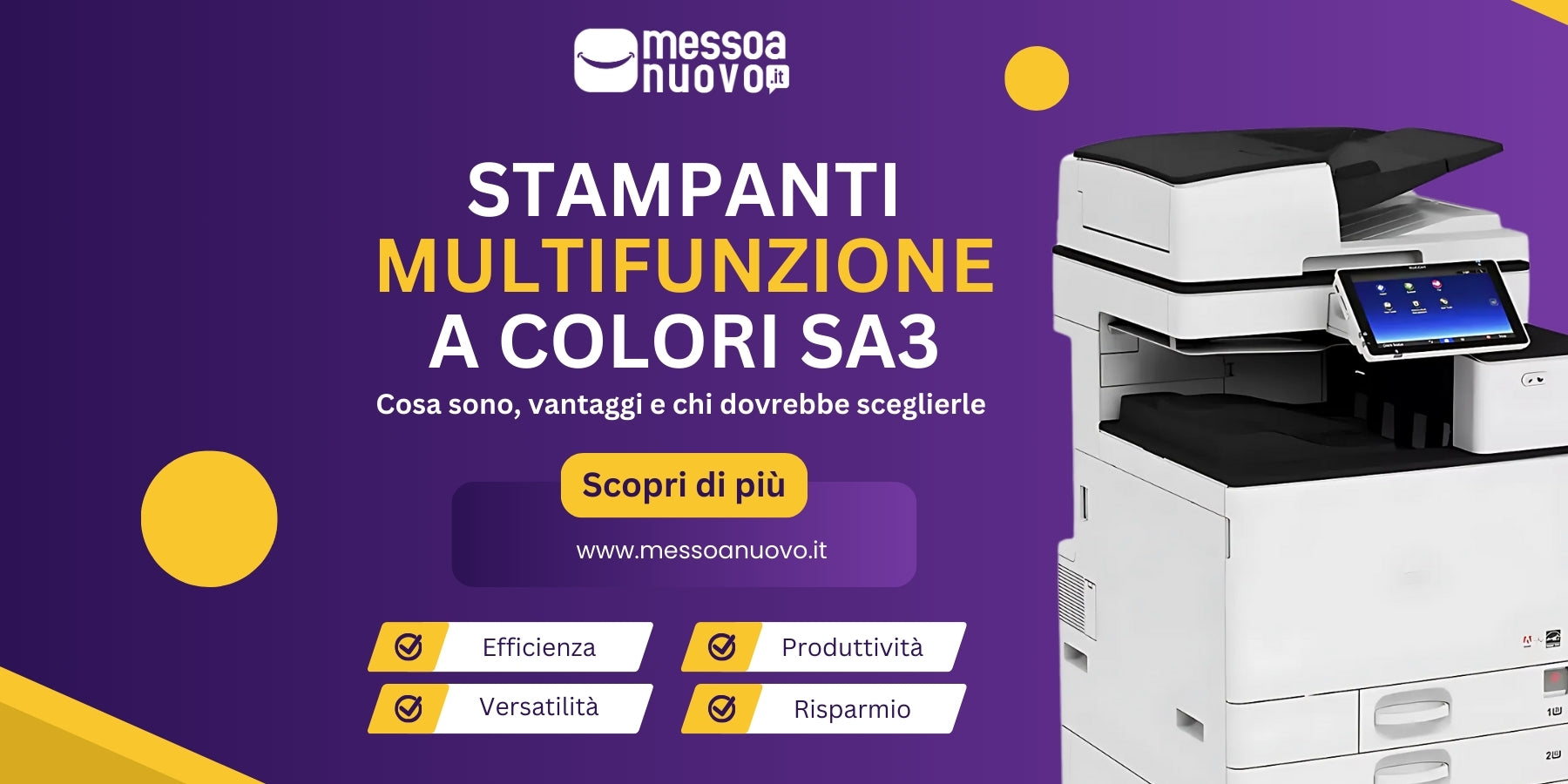 Stampanti Multifunzione a Colori SA3: Cosa sono, vantaggi e chi dovrebbe sceglierle