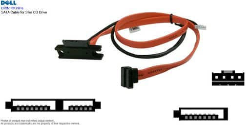 DELL OPTIPLEX 9030 INSPIRON 23 AIO GENUINE SATA OPTICAL DVD DRIVE CABLE 0K78F6