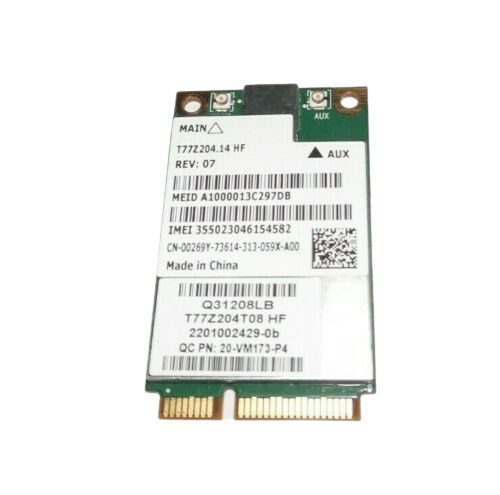 Dell Latitude 3330 Serie WWAN-Karte 0269Y T77Z204.14 HF, 2201002429-0b (K13-86)