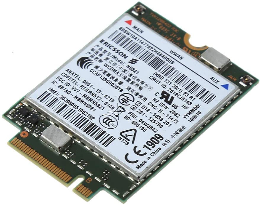 3G/GPS/HSPA/WWAN Wireless Card LENOVO X230 ERICSSON P/N 04W3842