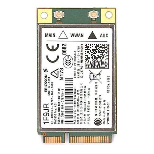 DELL WIRELESS 5550 HSPA WIRELESS WAN 3G DW5550 MINI-CARD for E5420 E6320 E6420 E6520