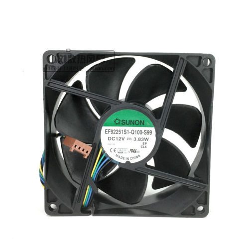 SUNON EF92251S1-Q100-S99 12V 3.83W 9CM 4-wire temperature control fan