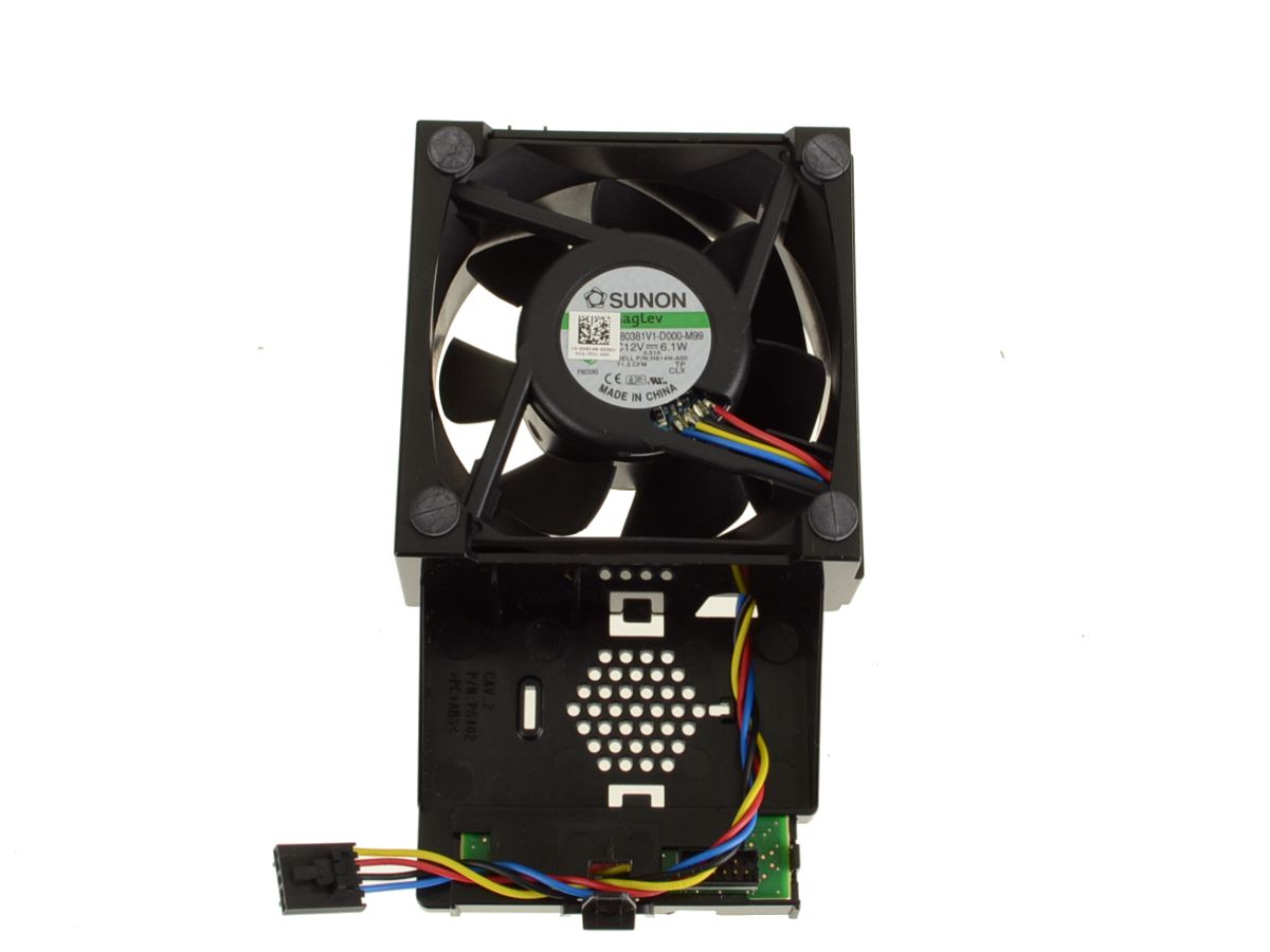 FOR Dell Optiplex 760 Small Form Factor SFF Case Fan Assembly H814N 0H814N