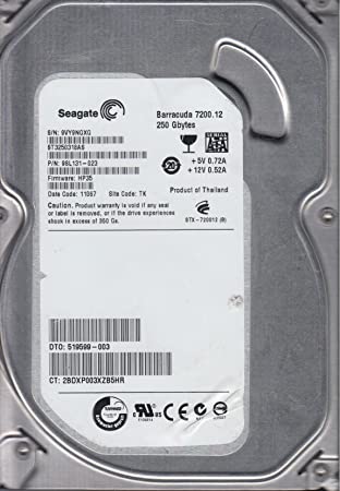 Seagate ST3250318AS 9SL131-023 FW:HP35 TK 250gb 3.5" Sata Hard Drive