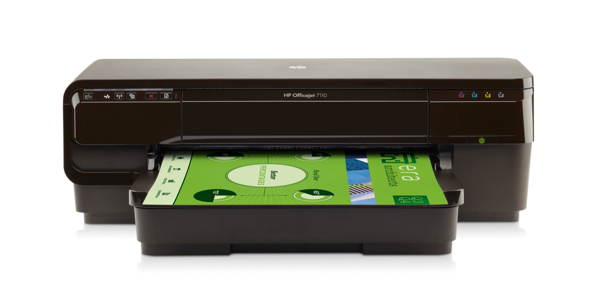 HP Officejet 7110 color inkjet printer 4800 x 1200 DPI A3 Wi-Fi 32ppm Network