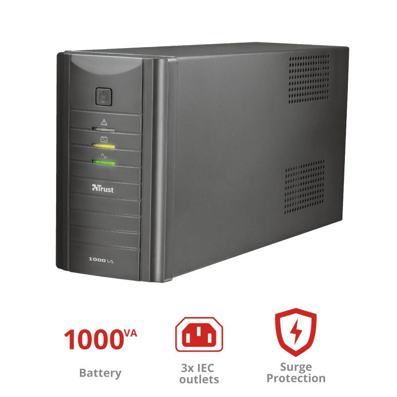 Trust Oxxtron 1000VA UPS Uninterruptible power supply 1000VA