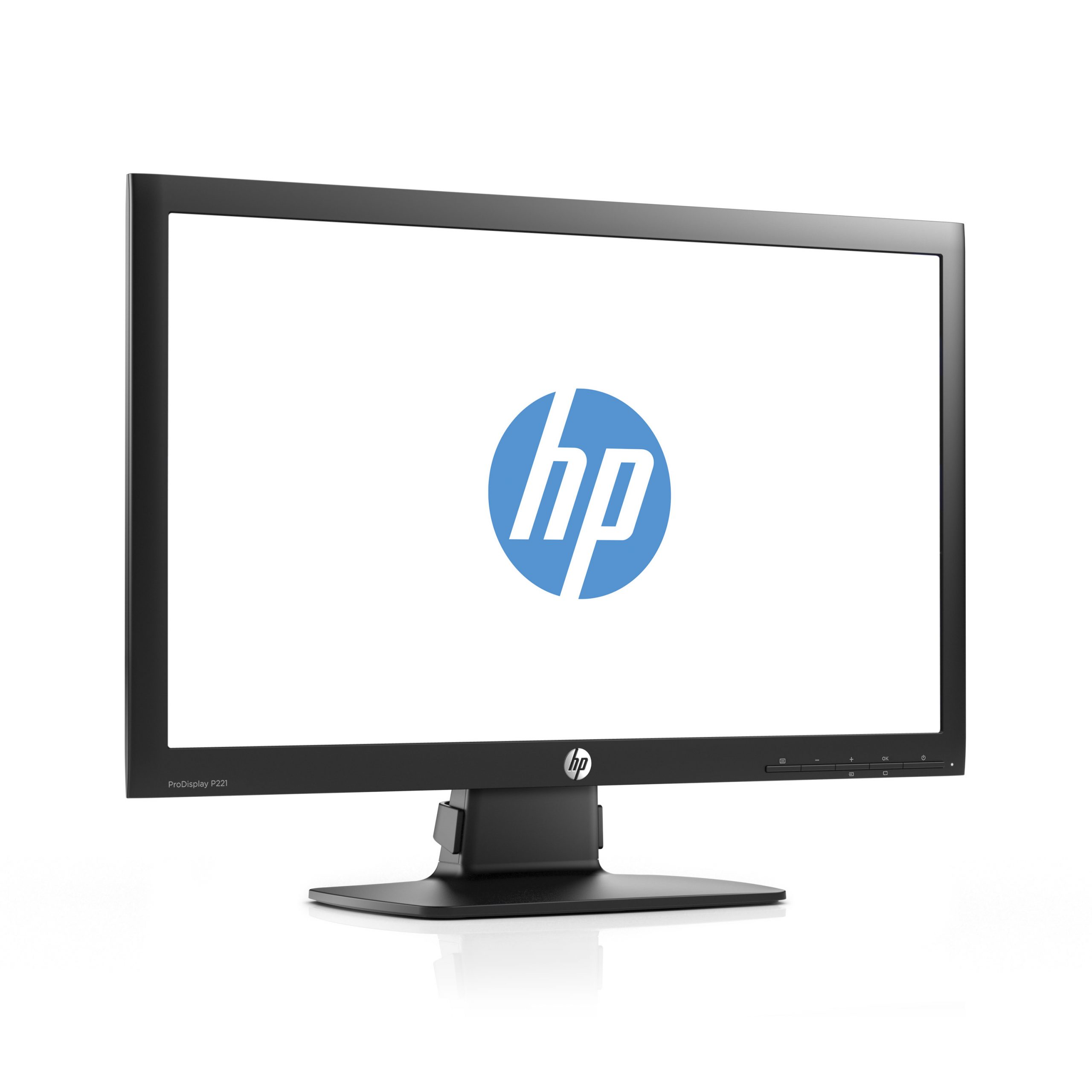 HP ProDisplay P221 LED-Monitor 21,5 Zoll, 1920 x 1080 Pixel, FullHD 16:9, Kontrast 1000:1, Helligkeit 250 cd/m², Reaktionszeit 5 ms