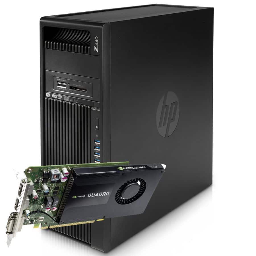HP Z440 Workstation Tower | Intel Xeon E5-1603 2.85Ghz | SSD 1Tb | 32Gb Ram  | Nvidia Quadro K2200 4Gb | Windows 10 Pro
