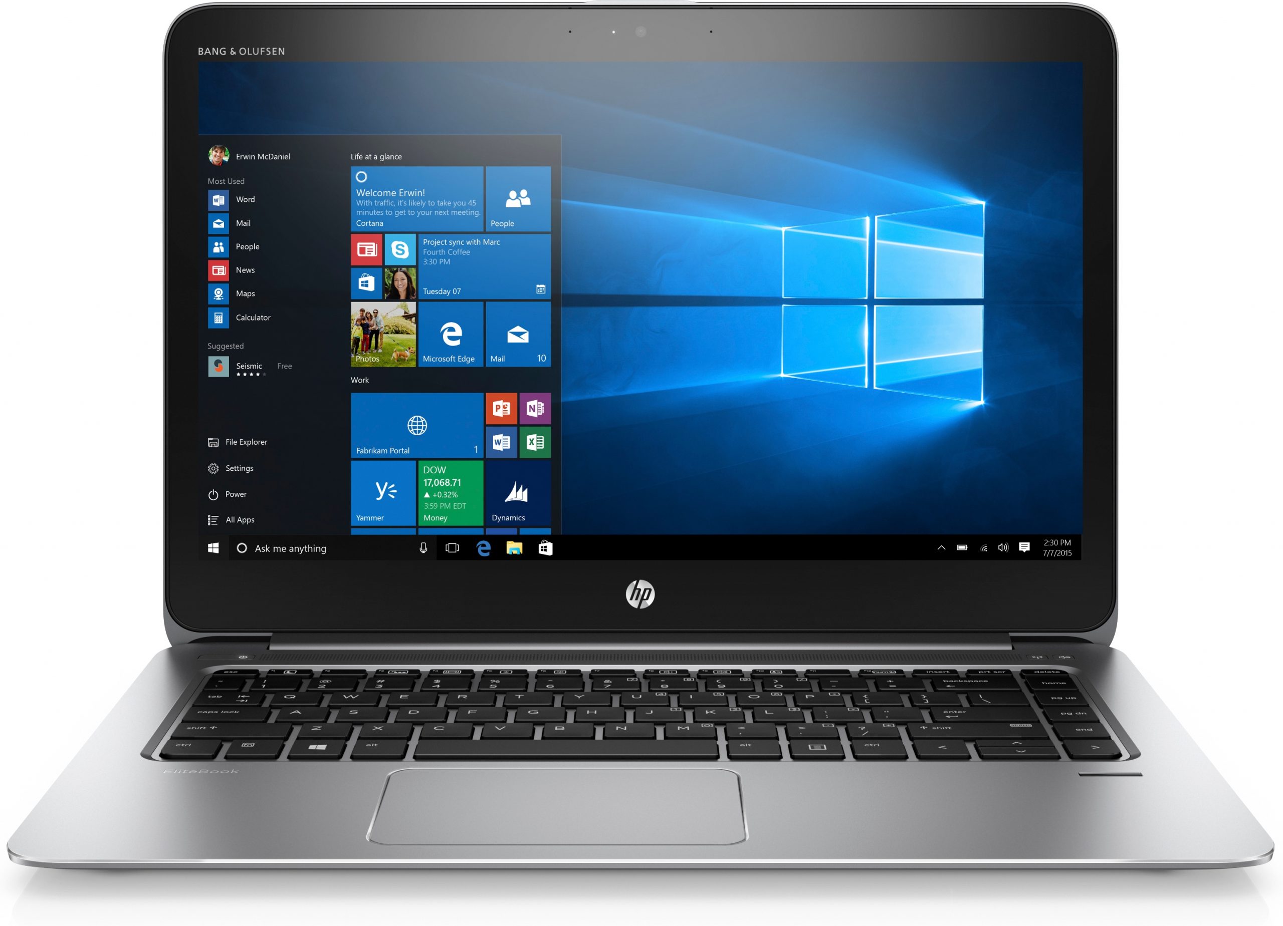 HP EliteBook Folio 1040 G3 Ultrabook 14" 1920 x 1080 Pixel | Intel Core i5-6300U 2.40 GHZ | SSD 480Gb | Ram 8Gb | Tastiera ITA Windows 10 Pro