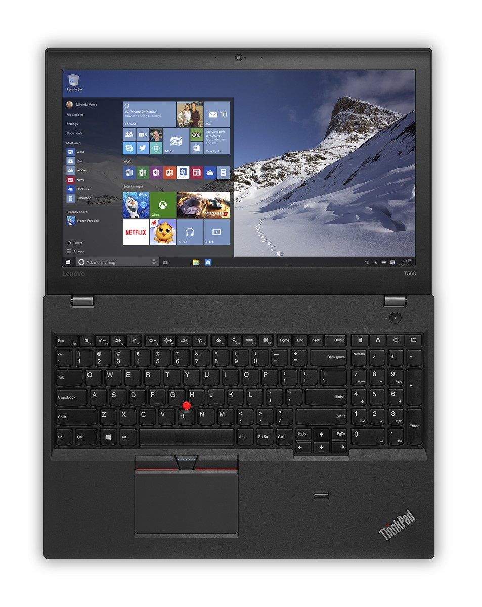 Lenovo Thinkpad T560 Notebook 15.5" FullHD | Intel Core i7-6600U 2.6Ghz | Ram 16Gb | SSD 256Gb | ITA keyboard | Windows 10 Pro