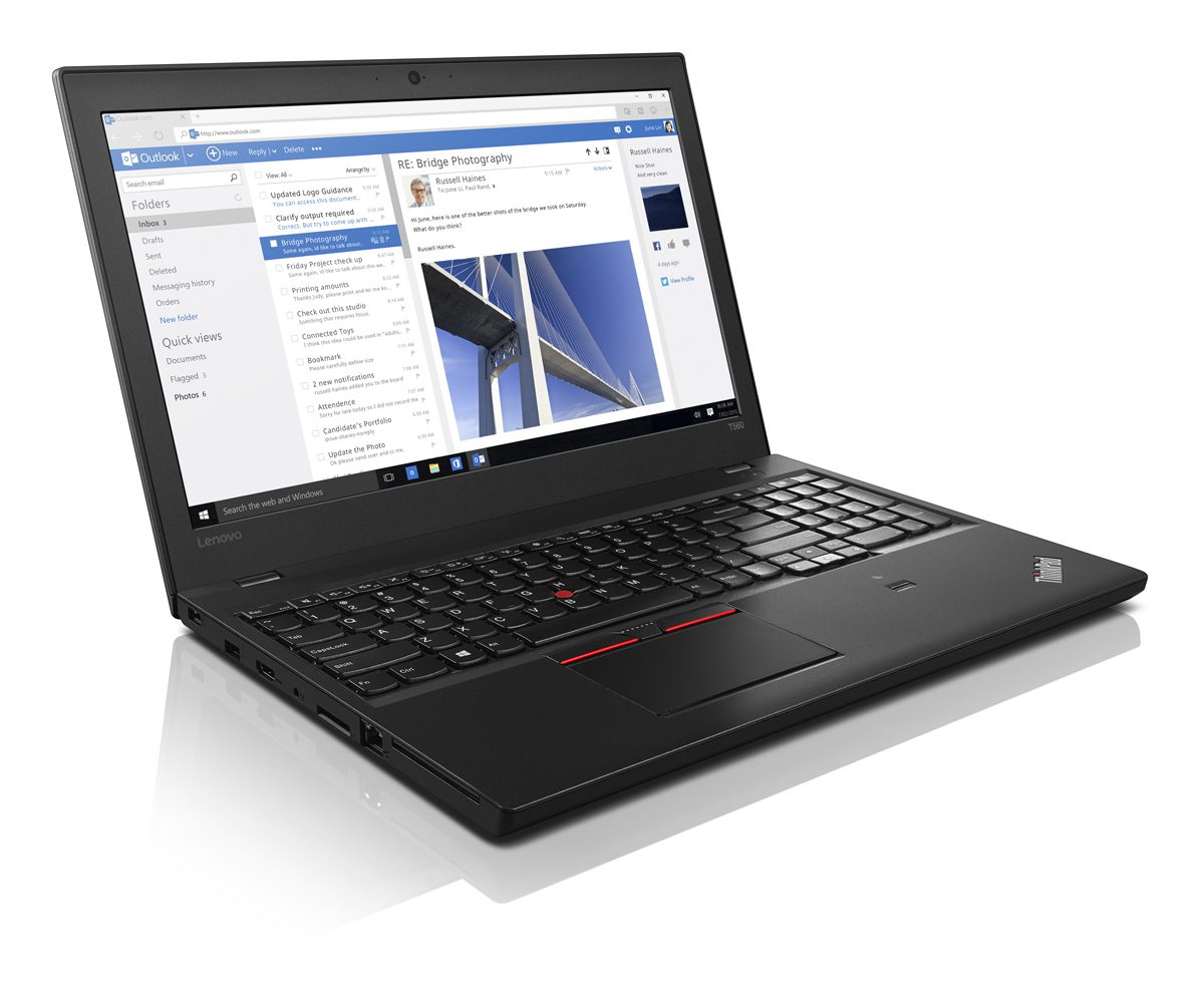 Lenovo Thinkpad T560 Notebook 15.5" FullHD | Intel Core i7-6600U 2.6Ghz | Ram 16Gb | SSD 256Gb | ITA keyboard | Windows 10 Pro