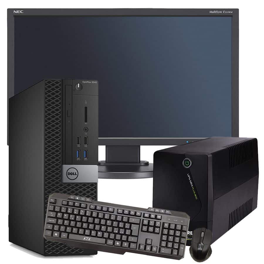 Postazione DELL OptiPlex 3046 SFF Monitor Kit Tastiera Mouse UPS