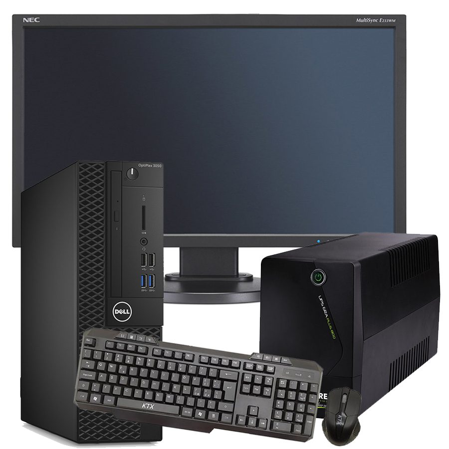 Postazione DELL OptiPlex 3050 SFF + Monitor Nec + Kit Mouse Tastiera