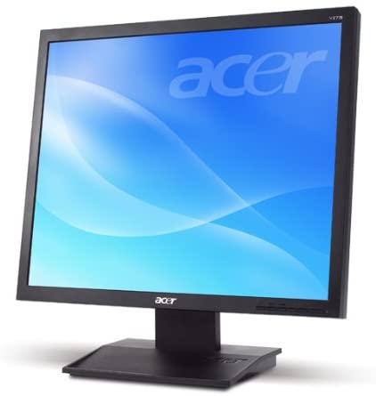 Acer V173 LCD Monitor 17" Inch 1280x1024 Pixel Contrast 2000:1 Brightness 300 cd/m² Response time 5ms VGA