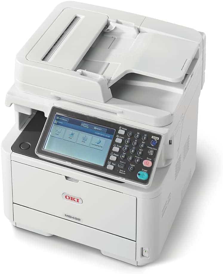 OKI MB492dn Multifunction Monochrome B/W A4 40 PPM Duplex Automatic Duplex Network Fax