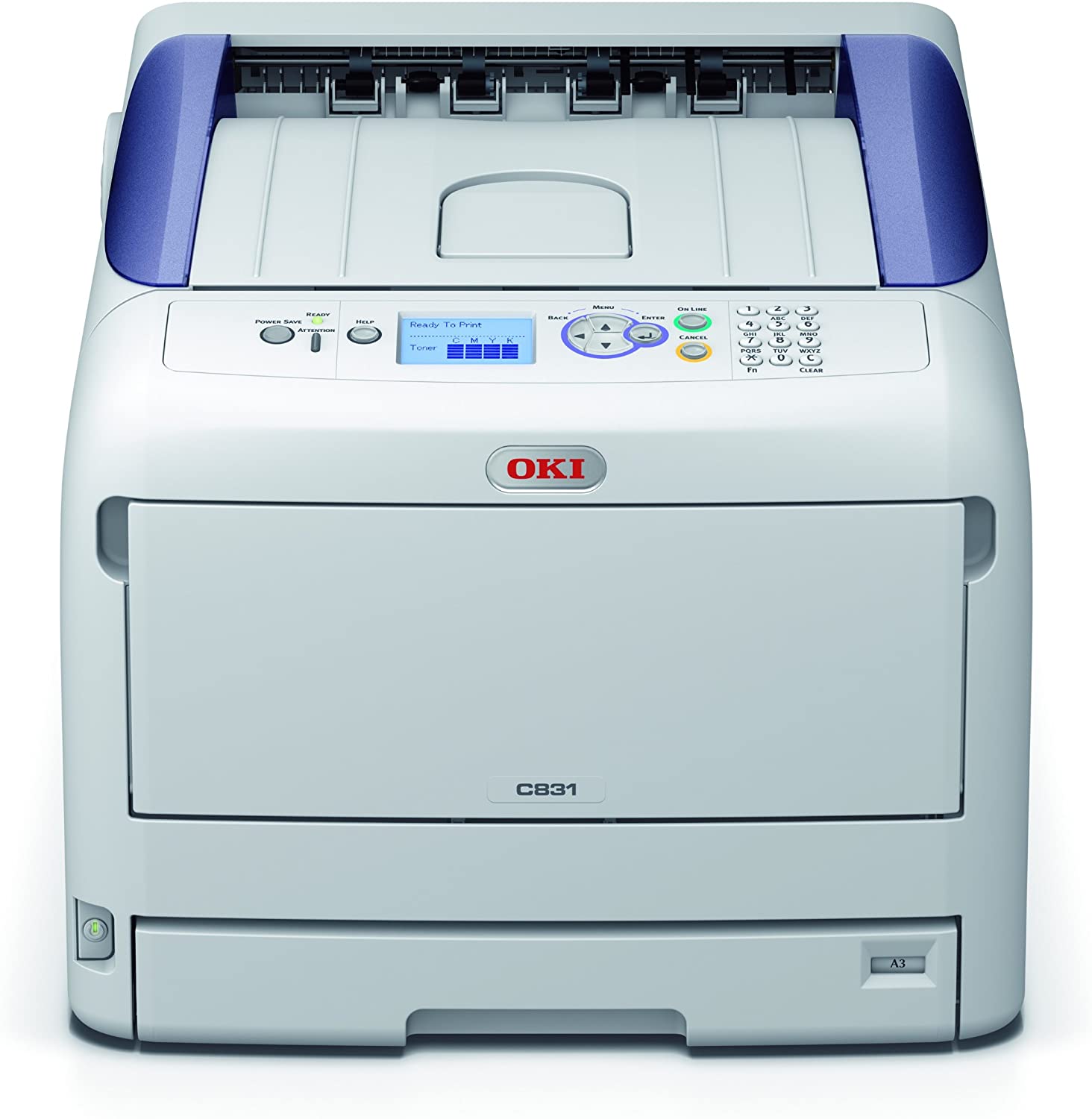 OKI C831 A3 Color Laser Printer 1200x1200 DPI 35ppm Network