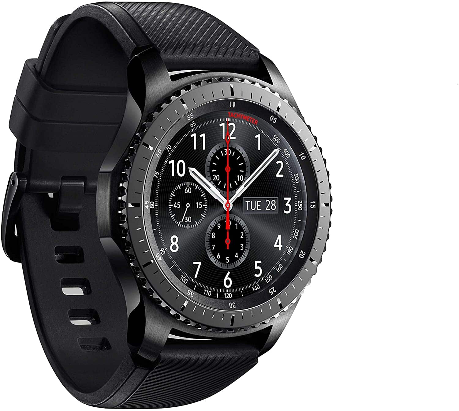 Samsung Gear S3 Frontier Smartwatch 1.3" SuperAMOLED screen 360x360 pixels LTE Wi-Fi Bluetooth GPS NFC