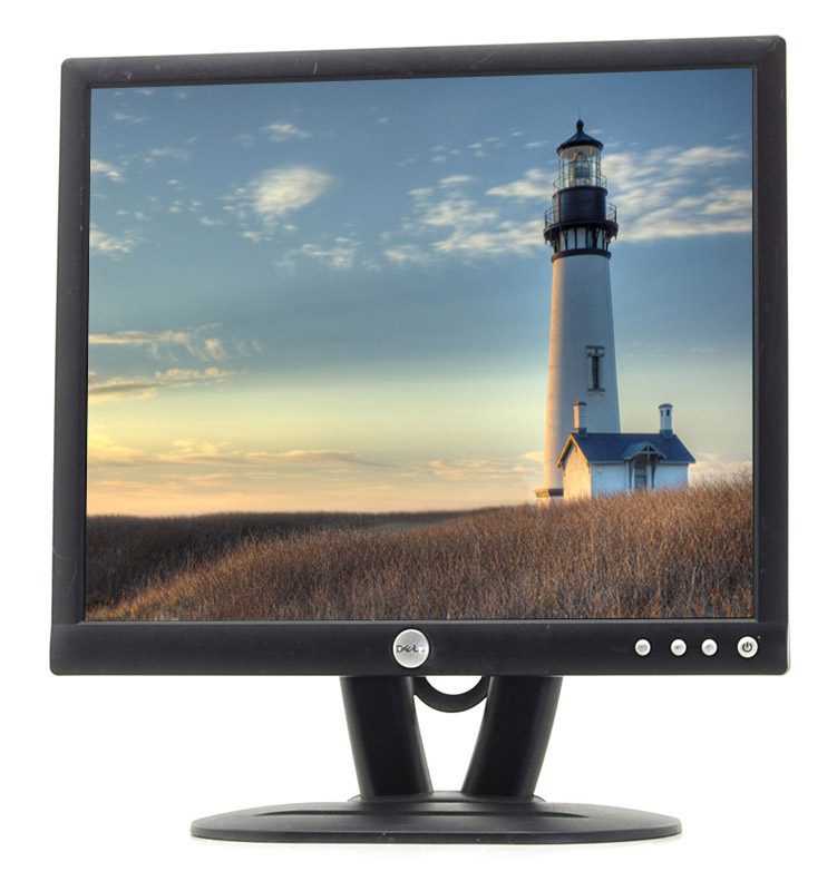 DELL E193FP LCD-Monitor, 5:4, 19 Zoll, 1280 x 1024 Pixel, Kontrast 500:1, Helligkeit 250 cd/m², Reaktionszeit 16 ms, VGA
