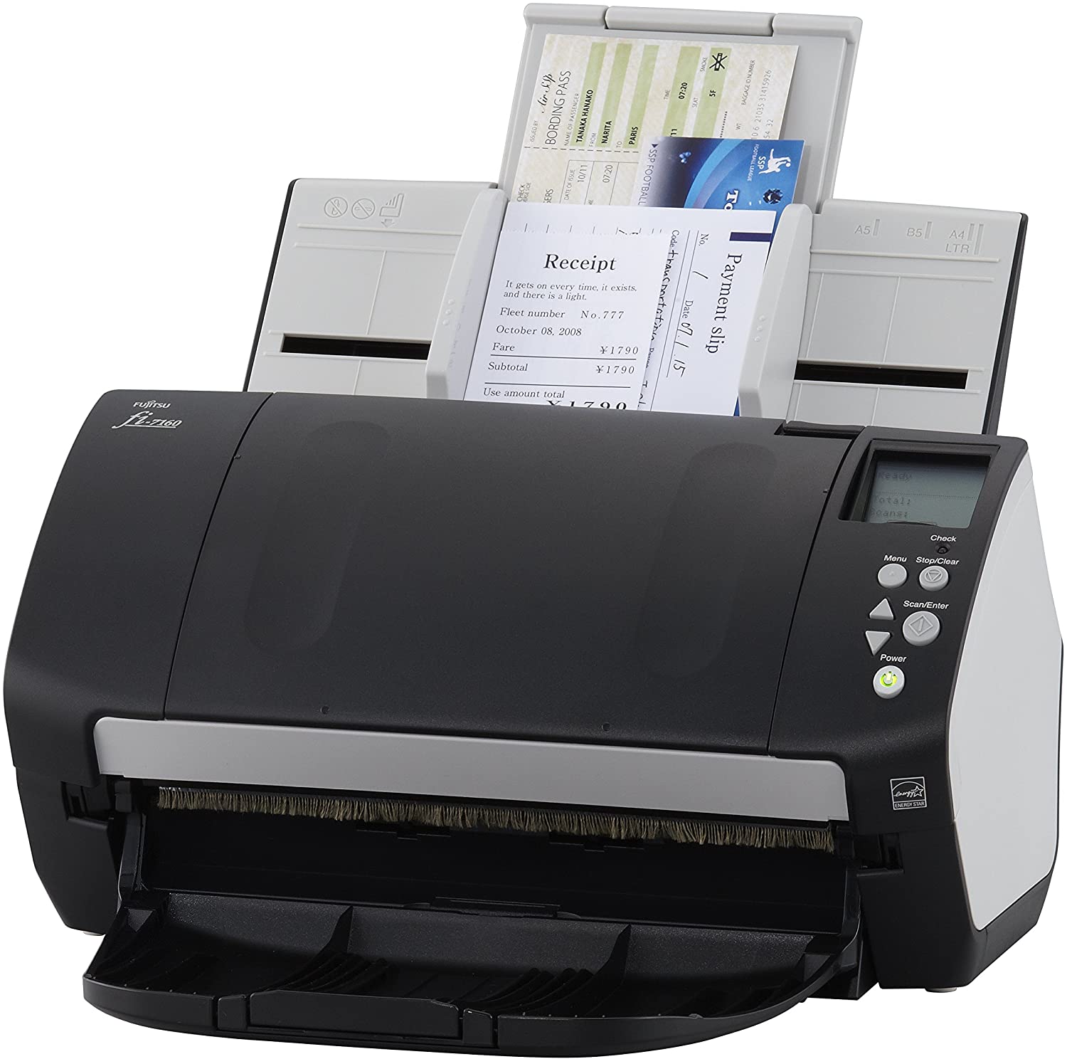 FUJITSU fi-7160 Image and document scanner Speed ​​60 /120 Pages per minute. The best and fastest document scanner