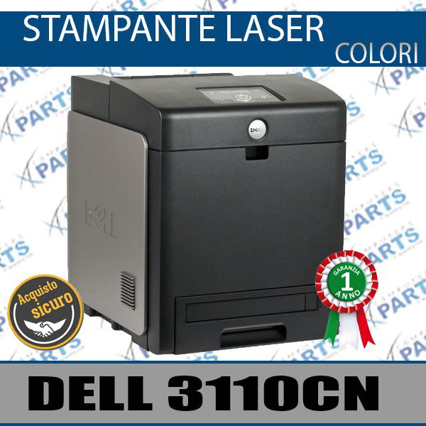 STAMPANTE LASER DELL 3110CN COLORI USB RETE GARANZIA FATTURA