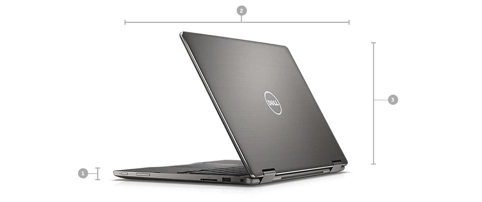 Dell Latitude 3379 Notebook Convertibile da 13.6" Touch | Intel Core i5-6300U 2.4Ghz | 8Gb Ram | SSD 256Gb | Web Cam Tastiera ITA | Windows 10 Pro