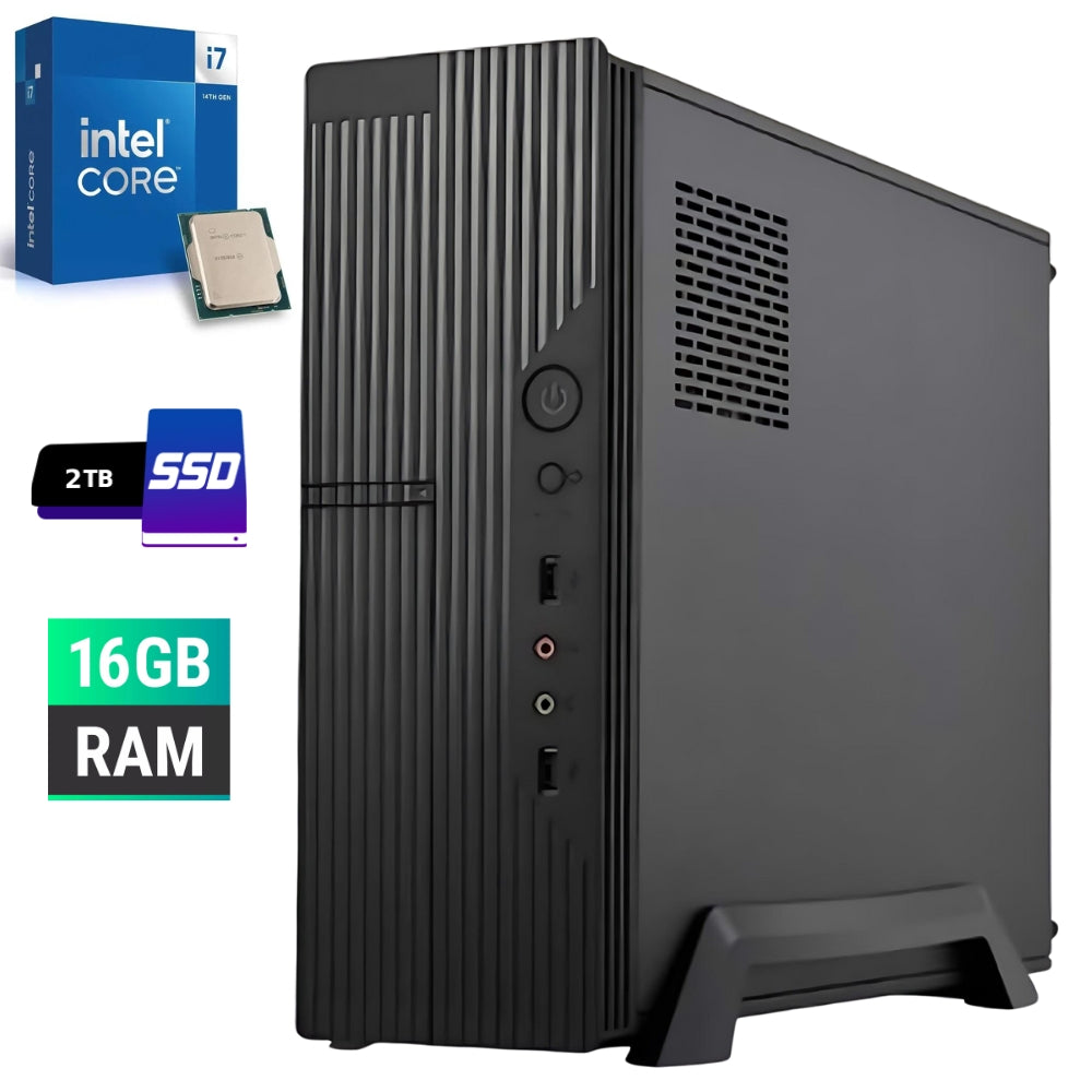 PC-montierte Computerteile | Intel Core i7-14700 | RAM 16GB RAM | 2 TB SSD | FreeDOS NEUES Produkt 