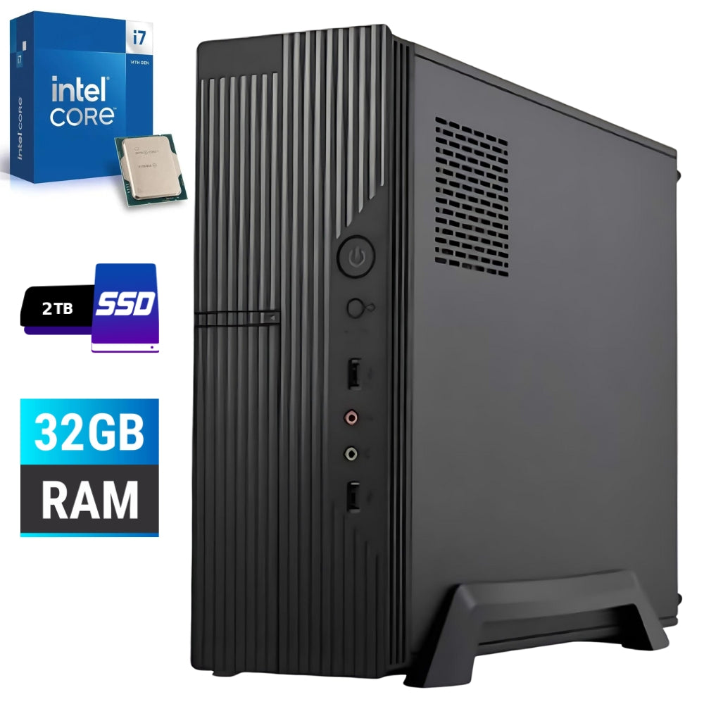 PC Assemblato Computers Parts | Intel Core i7-14700 | Ram 32GB RAM | SSD 2TB | FreeDOS Prodotto NUOVO