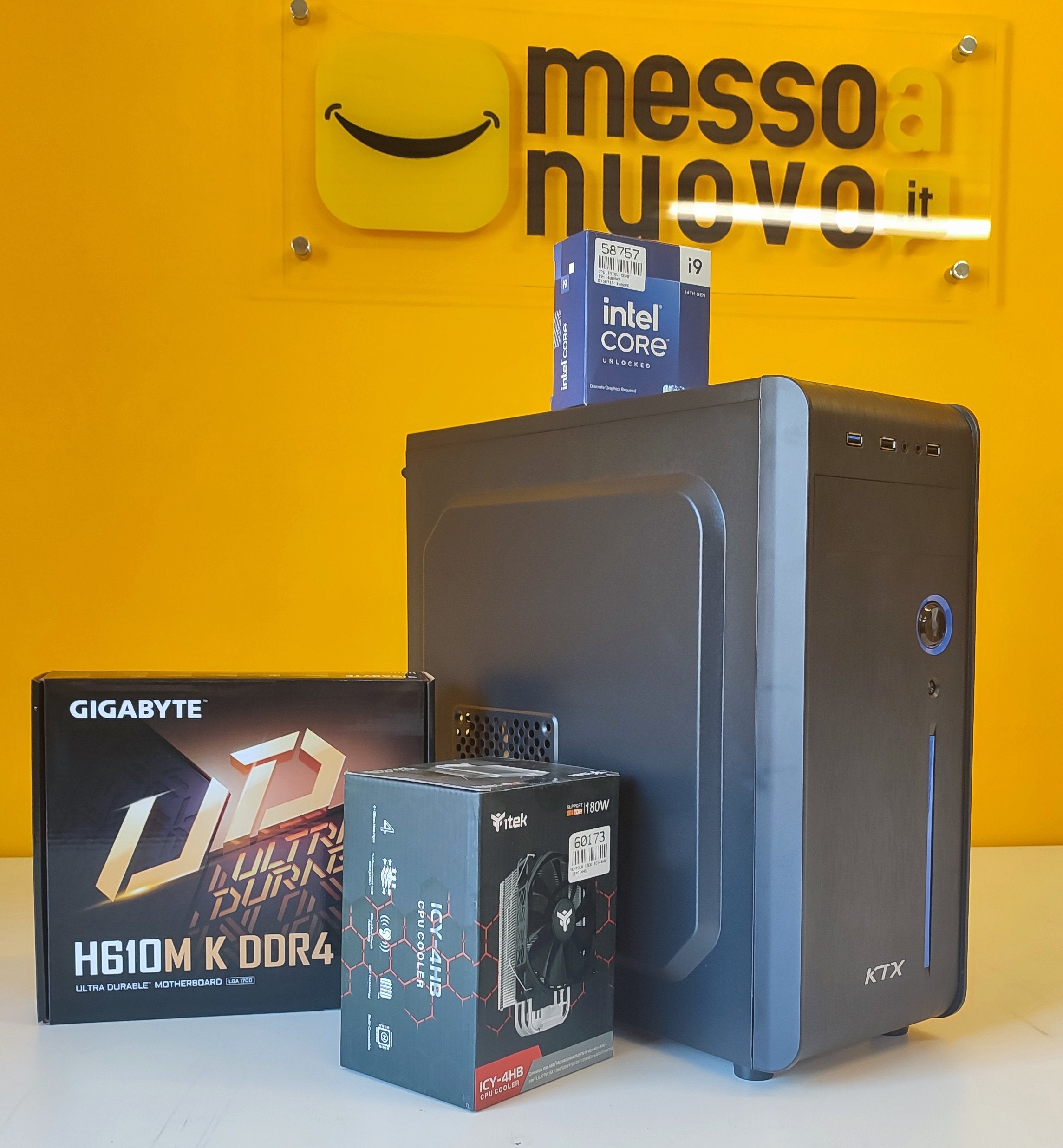 PC Assemblato Computers Parts | Intel Core i9-14900KF | Ram 32GB RAM | SSD 2TB | AMD Radeon R7 450 4GB | FreeDOS Prodotto NUOVO