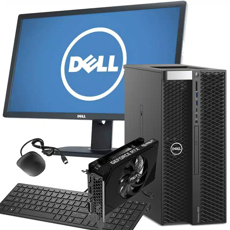 Dell Precision 5820 + Nvidia RTX 3050 8GB + Monitor Dell 27" 2K + Kit Mouse e Tastiera