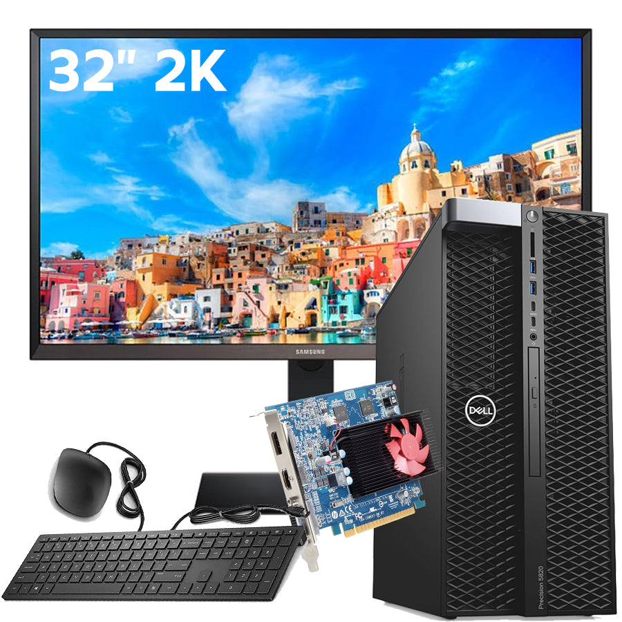 Bundle Dell 5820 + AMD R7 450 + Samsung 32" 2K