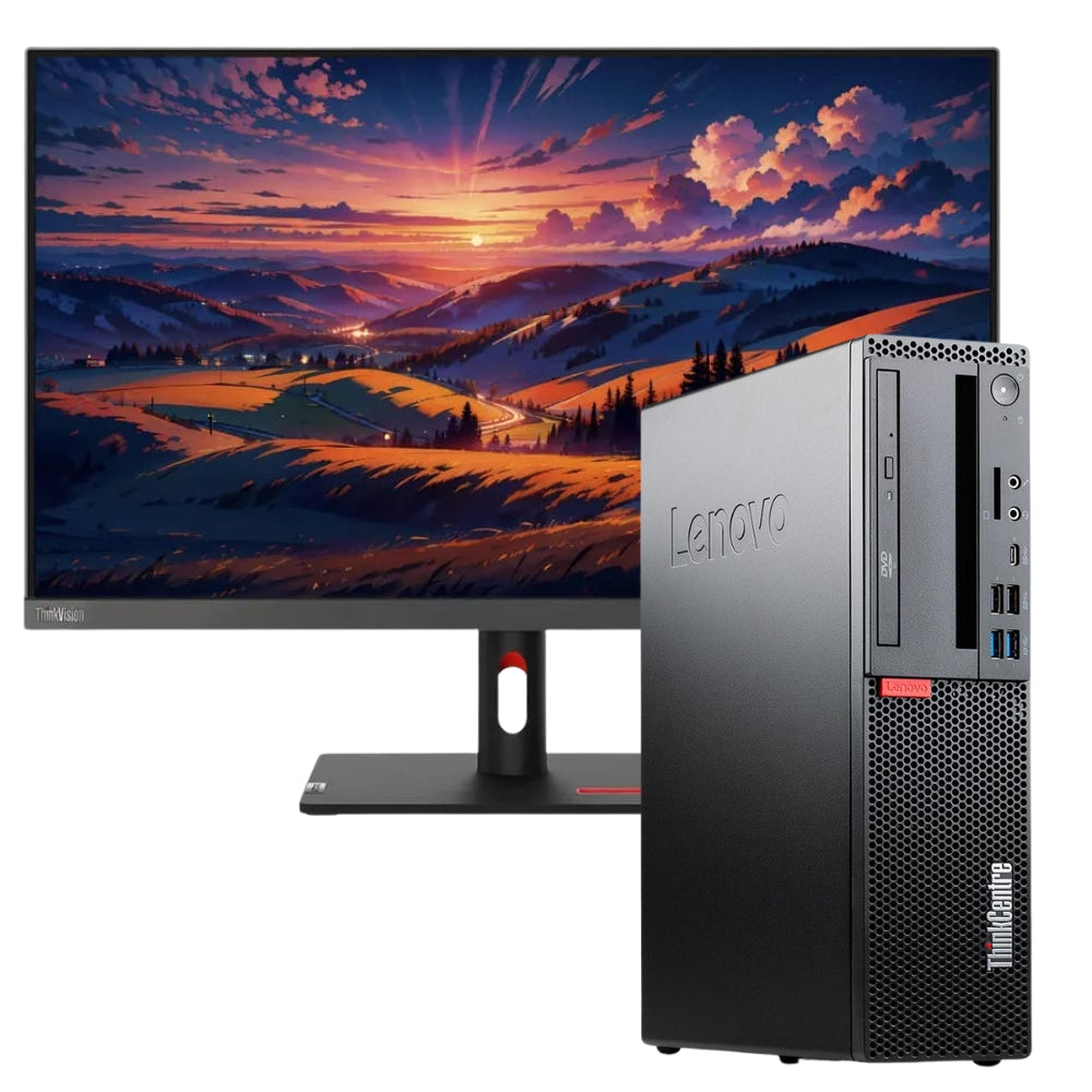 Bundle Lenovo M720s | Intel Core i5-8400 | Ram 16GB | SSD 512GB | Monitor 27" ThinkVision S27i-30 FullHD FreeDOS