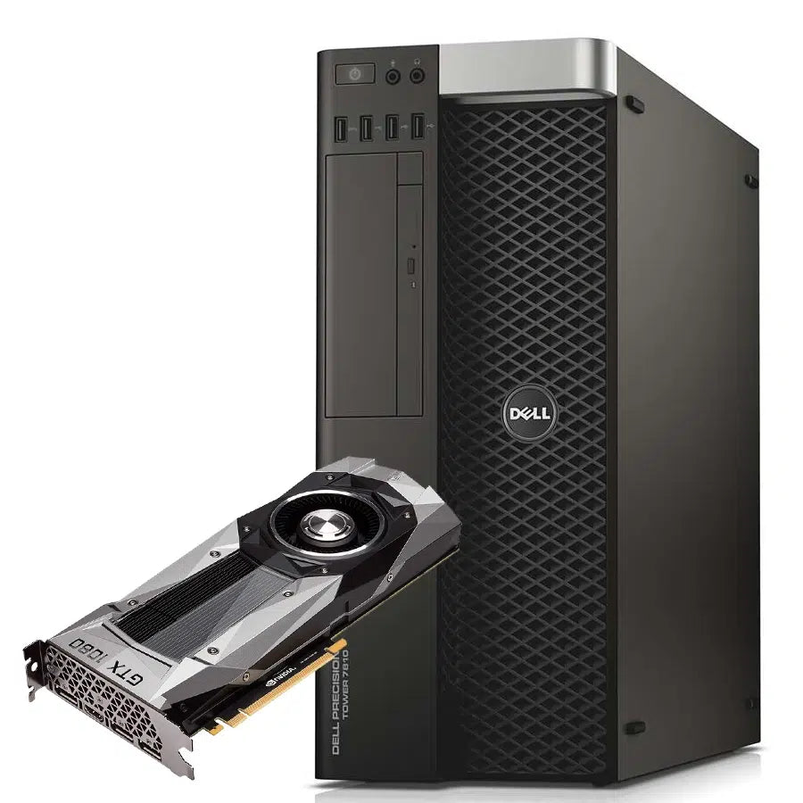 DELL Precision Tower 7810 Workstation | 2x Intel Core Xeon E5-2620 2Ghz | 128Gb Ram | SSD 1Tb + 3Tb | Nvidia GTX 1080 | Windows 11 Pro