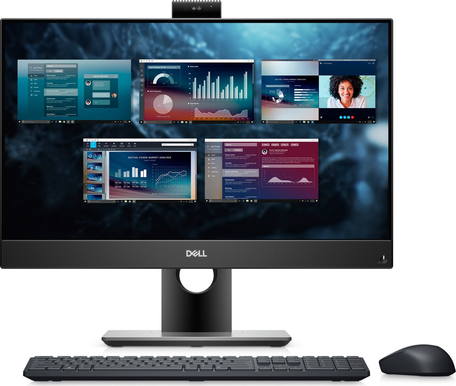 DELL OptiPlex 5490 All-In-One 23.8" FullHD | Intel Core i5-10500T | Kit mouse e tastiera Dell Windows 11 Pro Prodotto NUOVO