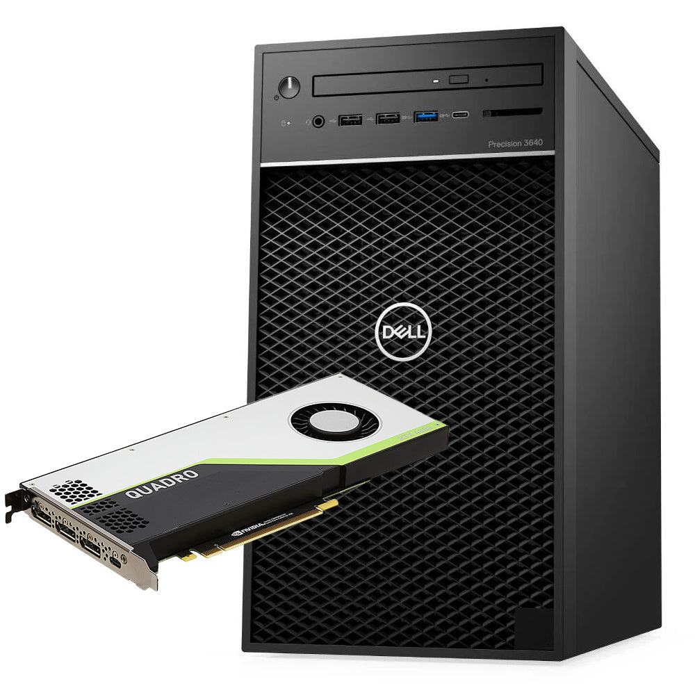 DELL Precision 3640 Workstation Tower | Intel Core i9-10900 | Nvidia Quadro RTX 4000 8GB |  FreeDOS