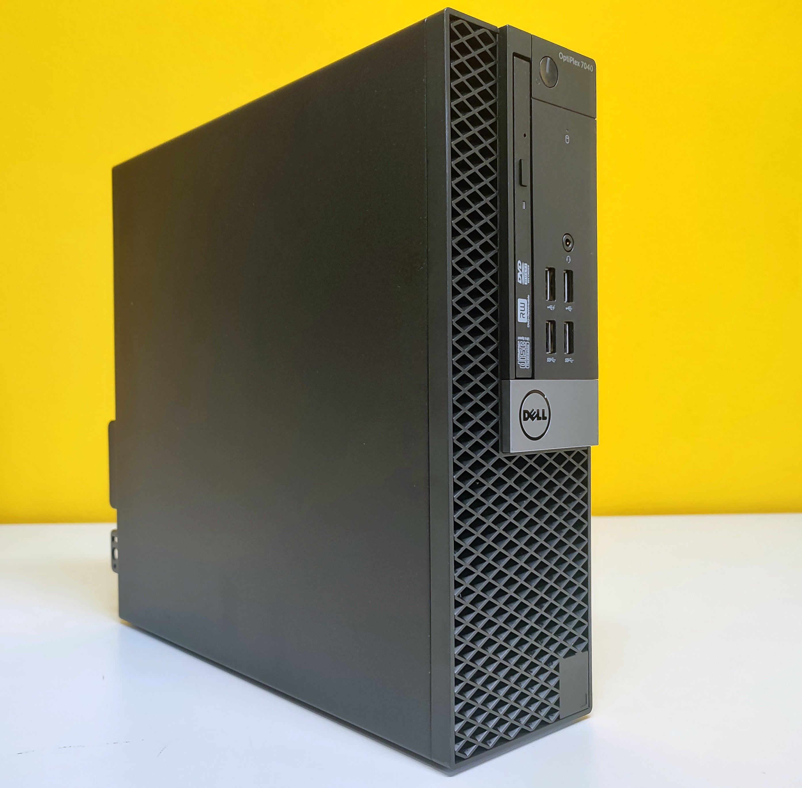 Dell Optiplex 7040 SFF-PC | Intel Core i7-6700 3,4 GHz | 240 GB SSD + 1 TB SATA | DVD+-RW | HDMI | Windows 10 Pro