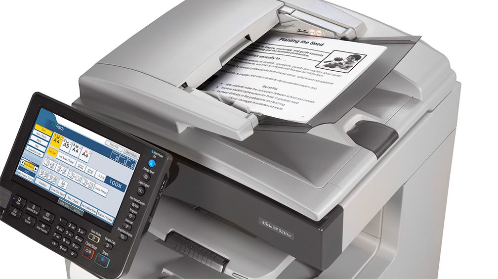 Ricoh SP 5200S Multifunction laser B/W A4 Duplex Automatic duplex 600x600 DPI 45PPM Network Fax