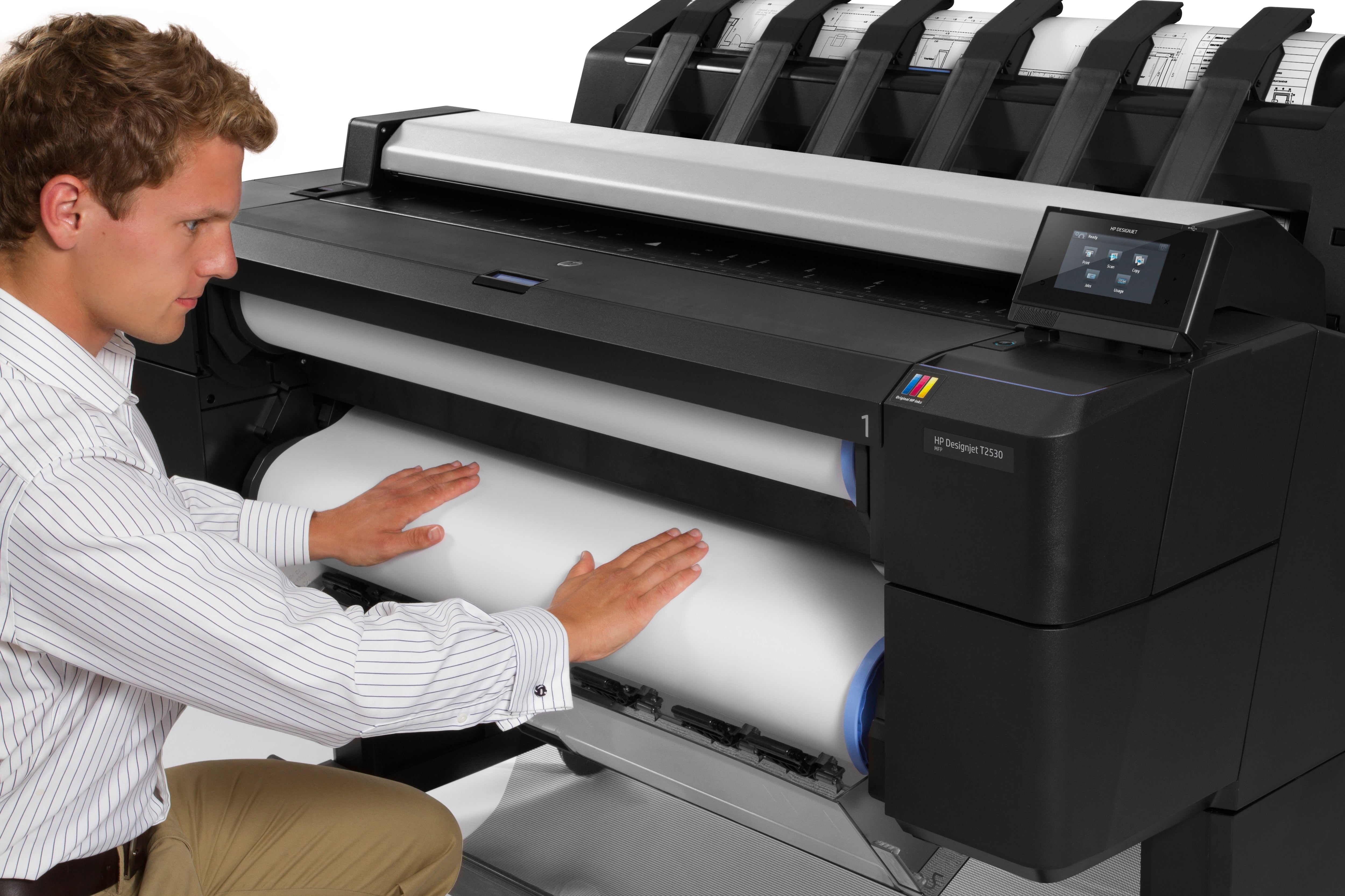 HP DesignJet T2530 Plotter Multifunzione grande formato A0 Colori - Plotter Professionale Multifunzione