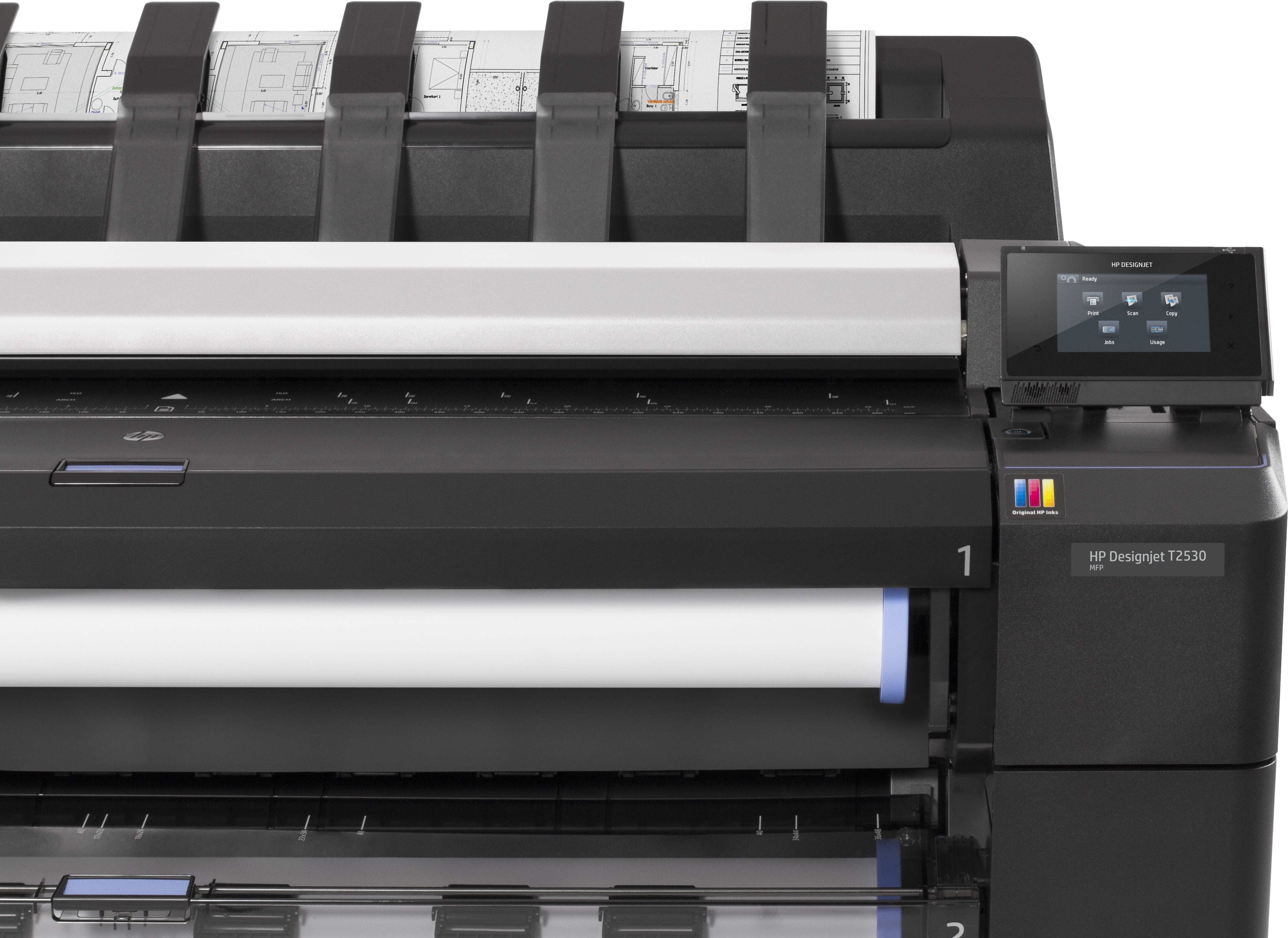 HP DesignJet T2530 Plotter Multifunzione grande formato A0 Colori - Plotter Professionale Multifunzione