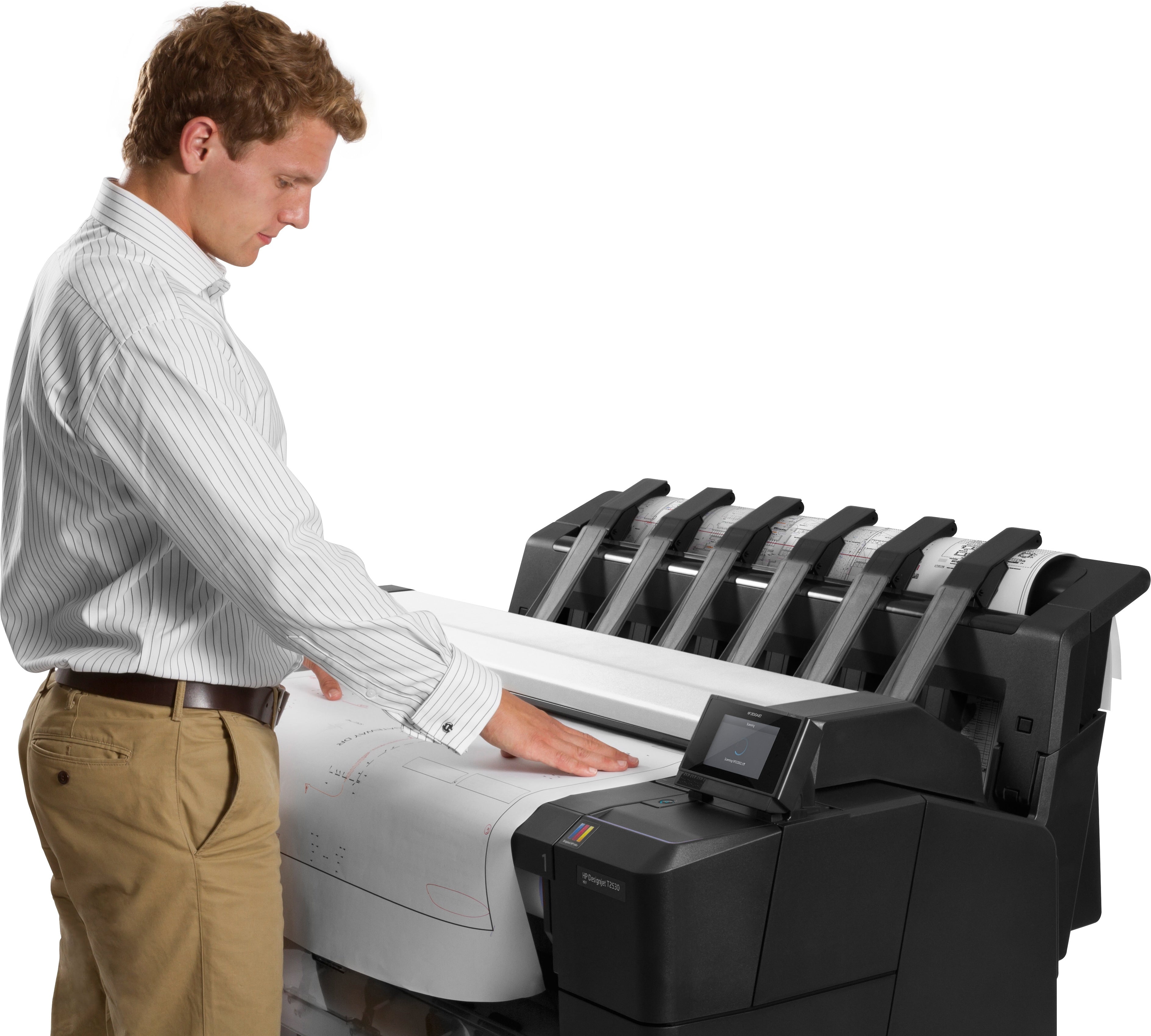 HP DesignJet T2530 Plotter Multifunzione grande formato A0 Colori - Plotter Professionale Multifunzione