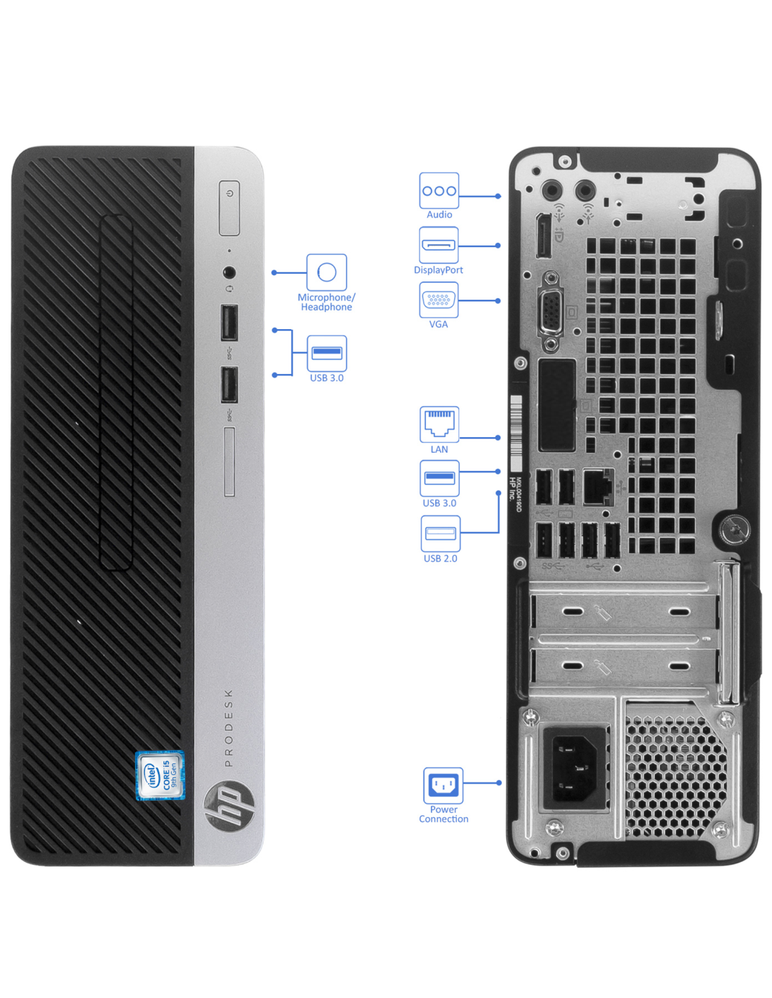 HP ProDesk 400 G6 SFF PC Desktop | Intel Core i7-9700F | AMD Radeon R7 430 2GB FreeDOS