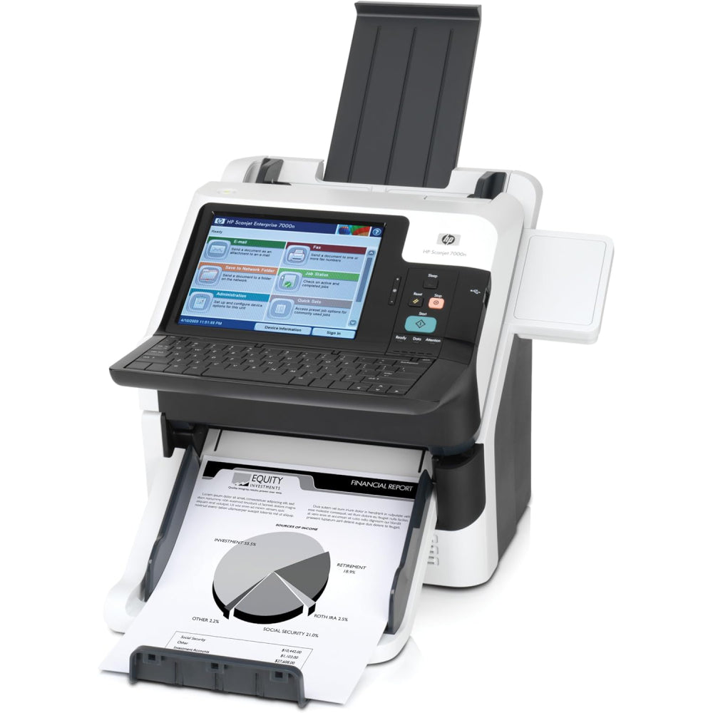 HP Scanjet Enterprise 7000n Scanner documentale professione A4 600 DPI 80 immagini al minuto Duplex