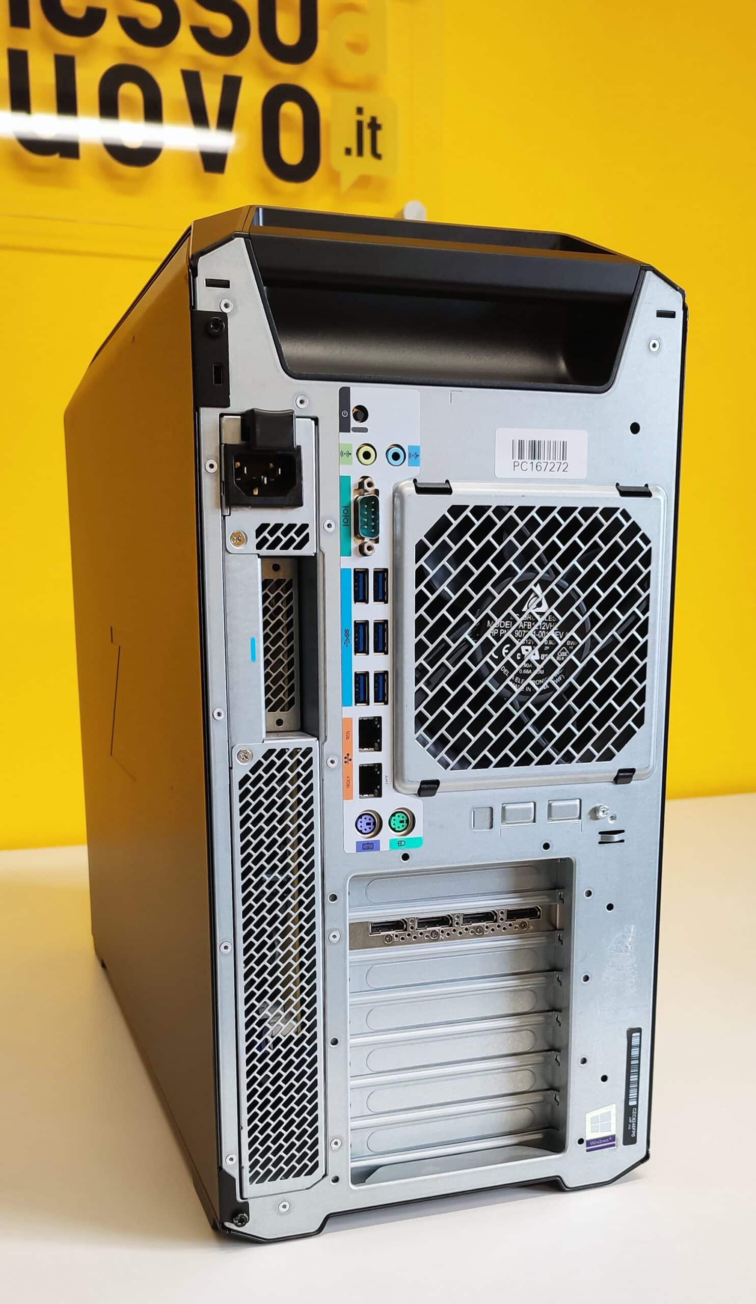 HP Z8 G4 Workstation Tower | 2x Intel Xeon Silver 4114 20Cores | Ram 256Gb | SSD 2TB nvme | Nvidia RTX | Windows 11 Pro Potenza e Affidabilità per Professionisti