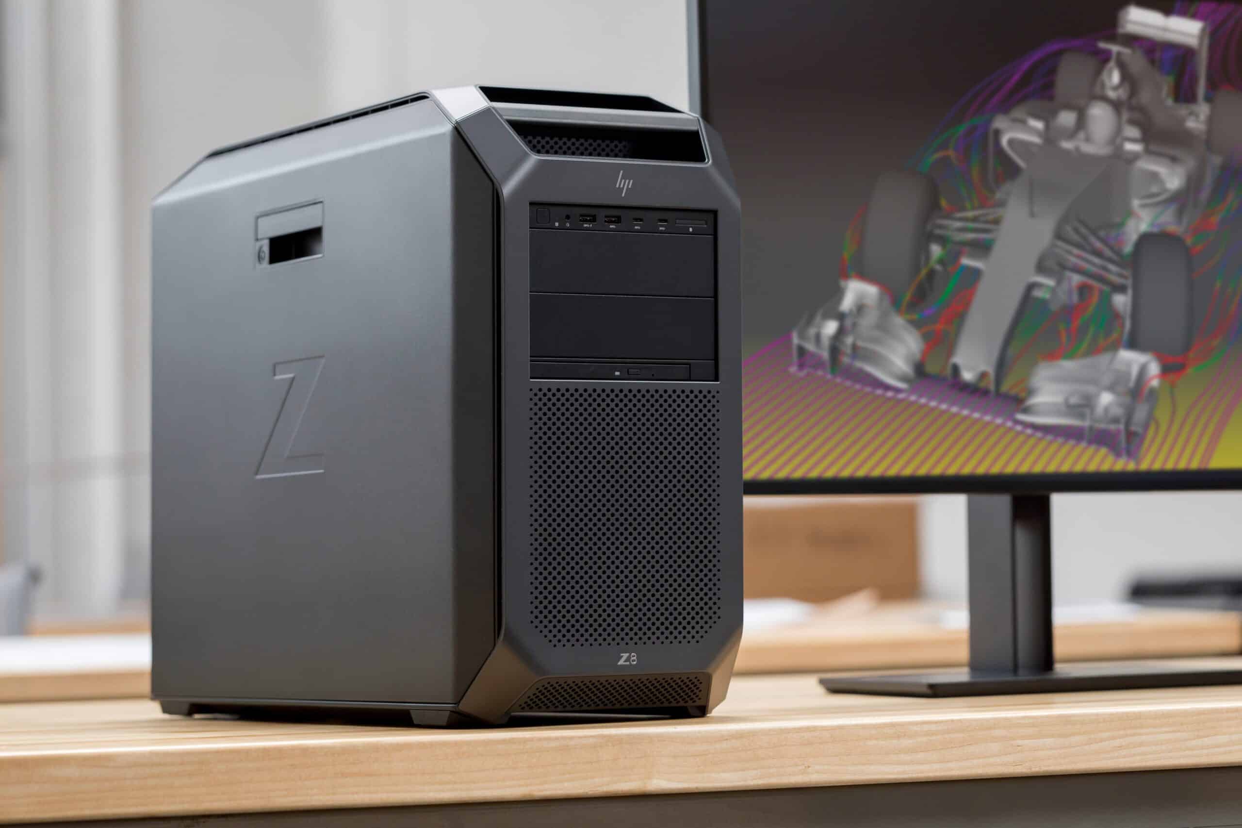 HP Z8 G4 Workstation Tower | 2x Intel Xeon Silver 4114 20Cores | Ram 256Gb | SSD 2TB nvme | Nvidia RTX | Windows 11 Pro Potenza e Affidabilità per Professionisti