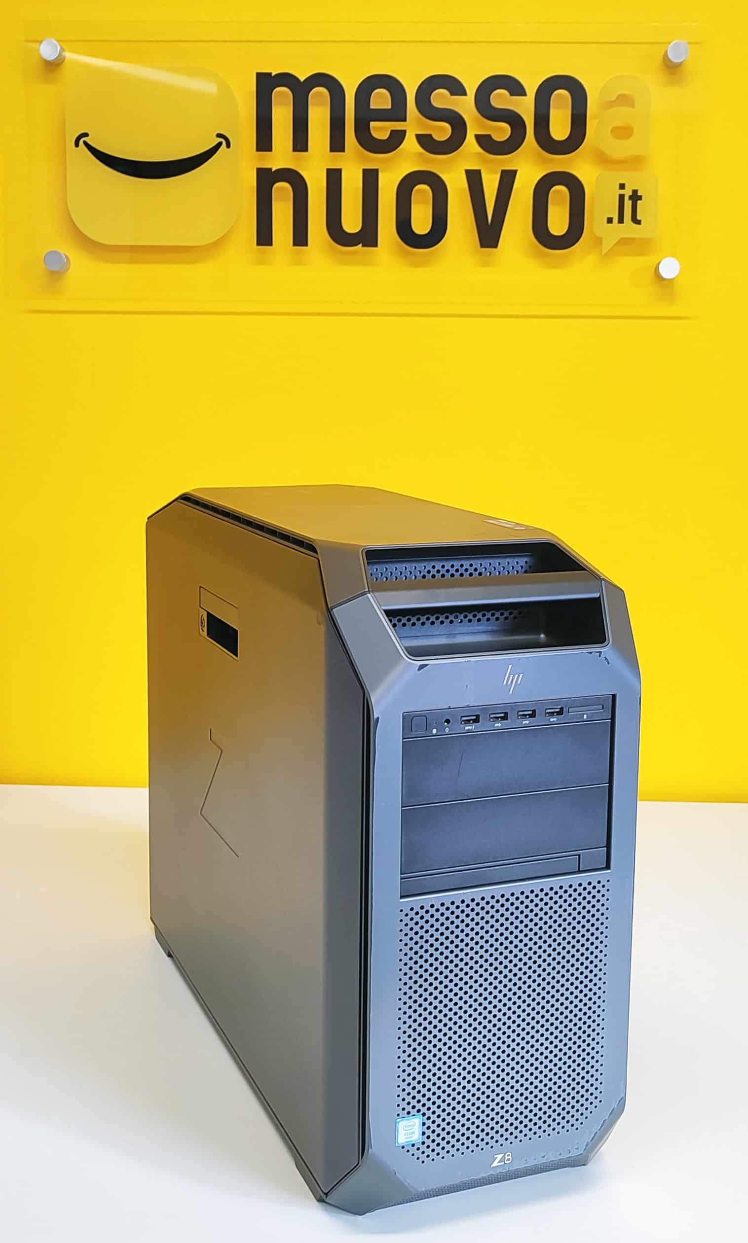 HP Z8 G4 Workstation Tower | 2x Intel Xeon Silver 4114 20Cores | Ram 256Gb | SSD 2TB nvme | Nvidia RTX | Windows 11 Pro Potenza e Affidabilità per Professionisti