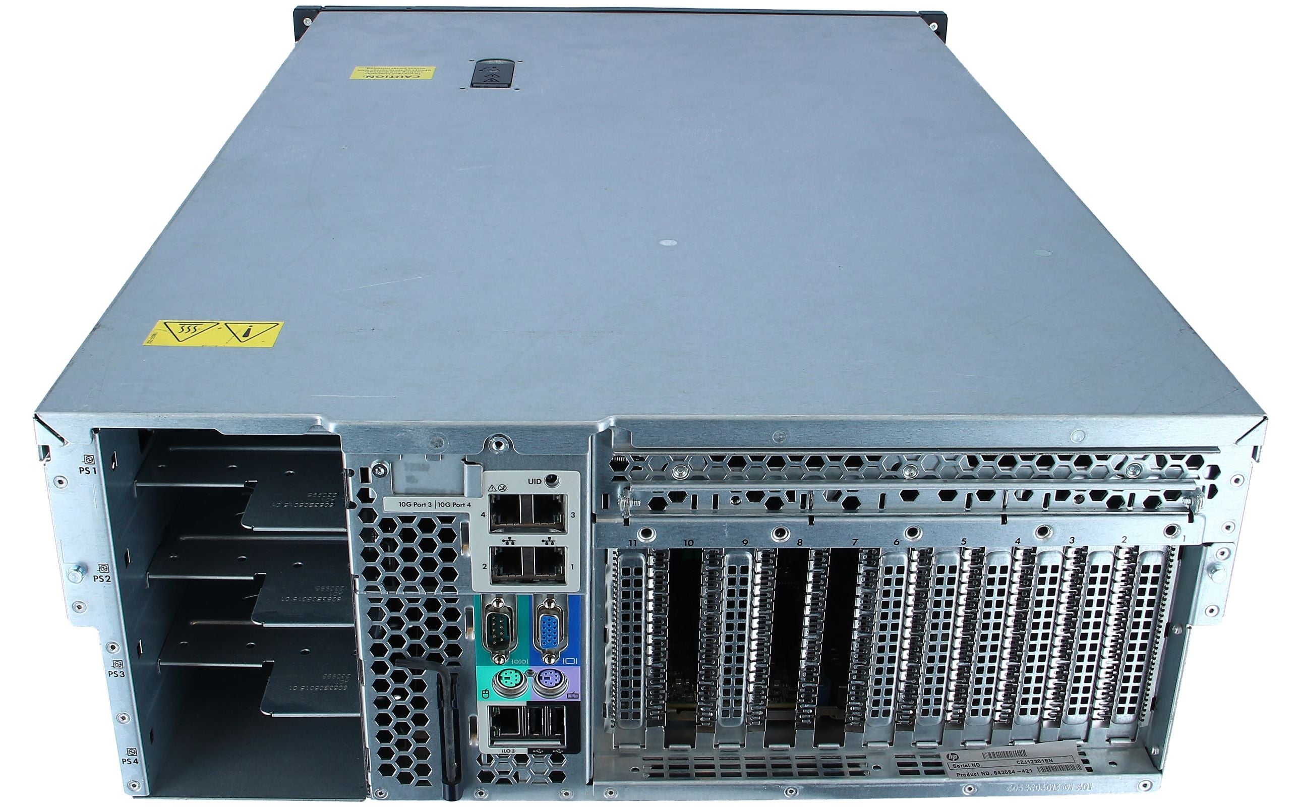 HP Proliant DL580 G7 Server-Rack 4U generalüberholt | 4x Intel Xeon E7-2830 | RAM 64GB | Festplatte 2x 300GB SAS | ilo3 SmartArray P410i