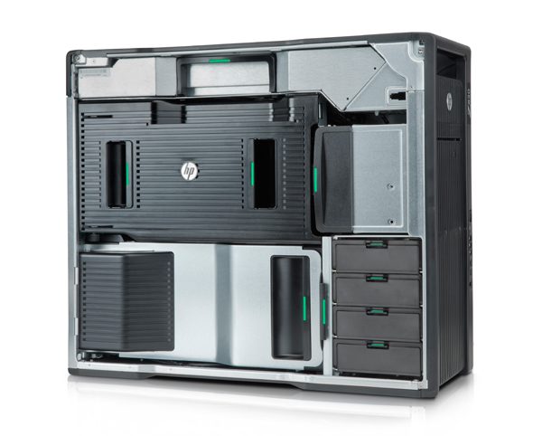 HP Z820 Workstation | Intel Core Xeon e5-2609 2,4 GHz | SSD 480 GB | AMD Radeon W5100 | Windows 10 Pro Praktisch und funktional