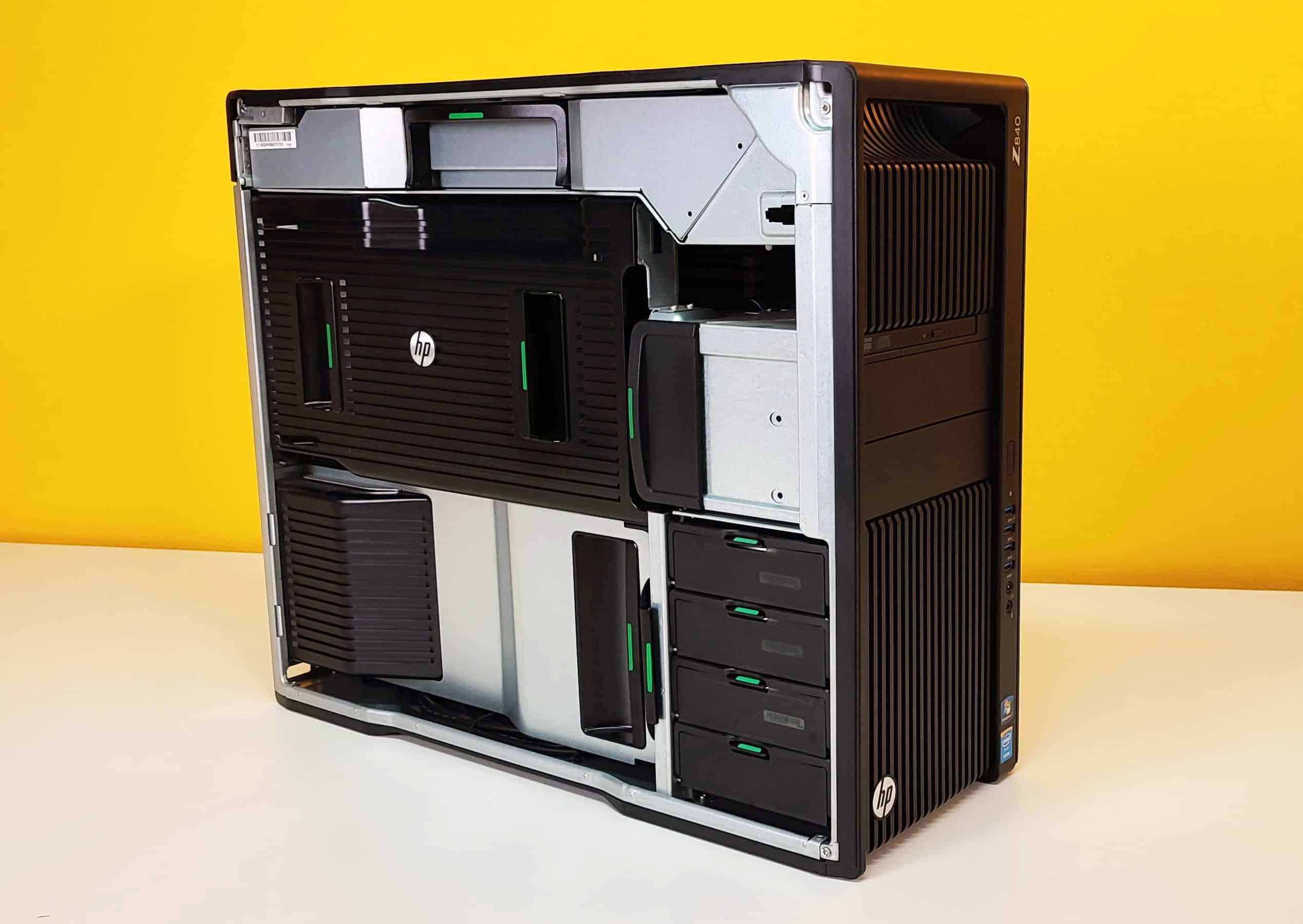 HP Z840 Workstation | Intel Xeon E5-2620 V3 6Cores | Ram 32Gb | SSD 480Gb + 12Tb Meccanici SAS | Nvidia Quadro P2000 | Windows 11 Pro Potenza di calcolo per tutti gli usi