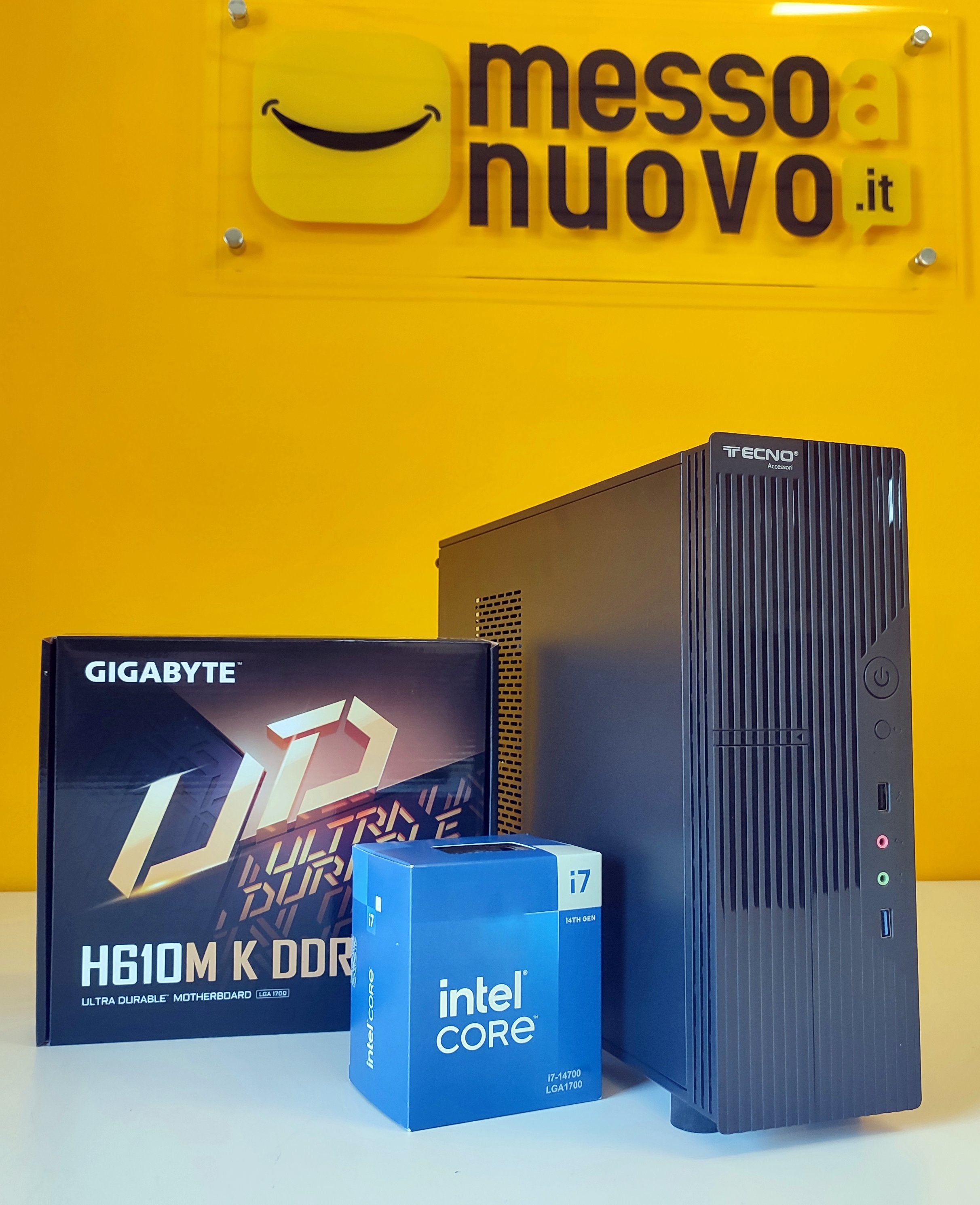 PC Assemblato Computers Parts | Intel Core i7-14700 | Ram 16GB RAM | SSD 1TB | FreeDOS Prodotto NUOVO