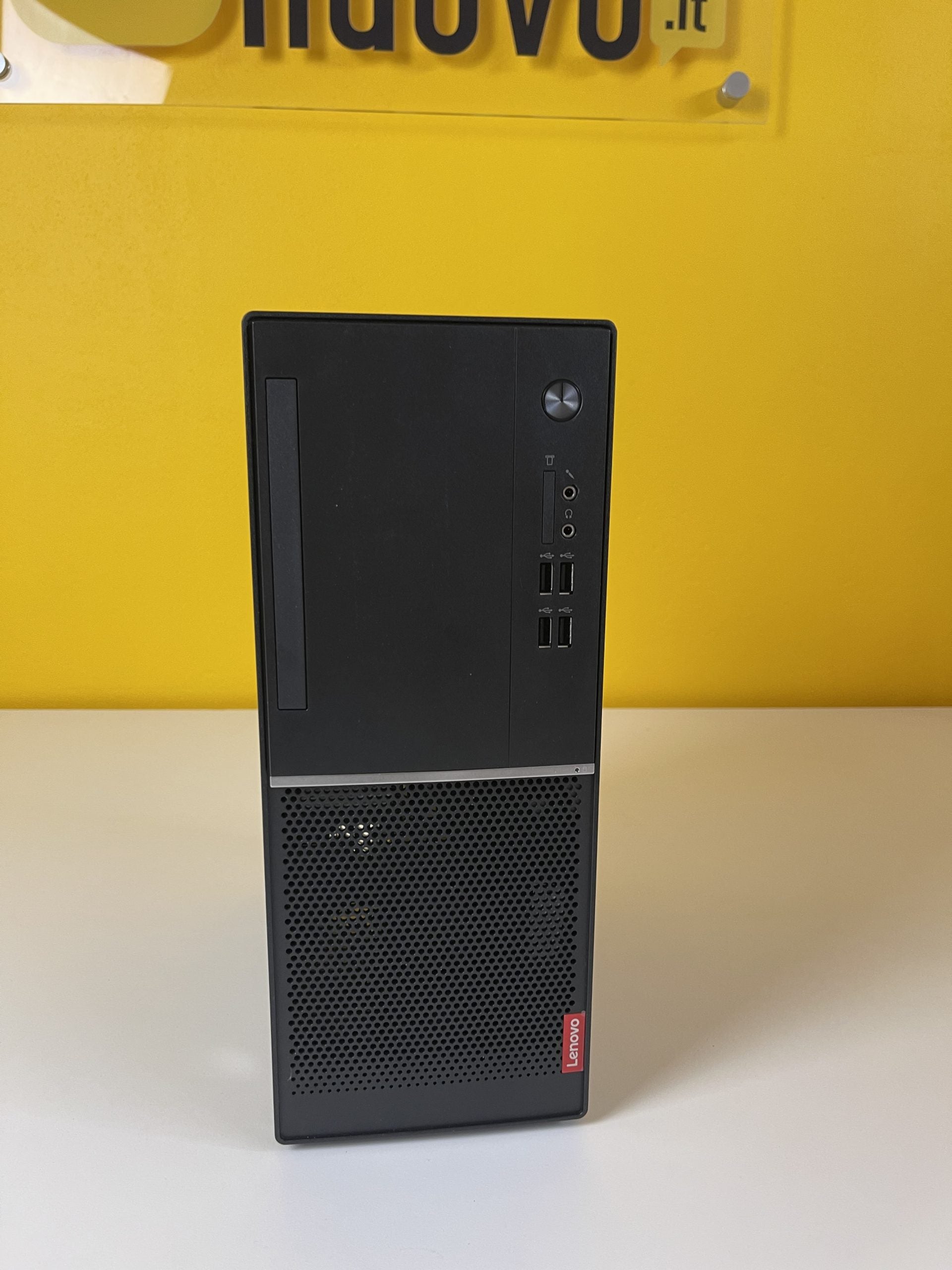 Bundle Lenovo V520 Tower PC | Intel Core i5-6400T 2.2Ghz | Ram 16Gb | SSD 256Gb | Windows 10 Pro + Monitor AOC 24" IPS FullHD | Multifunzione B/N OKI MB492dn | Kit mouse e tastiere con filo, cuffie e webcam