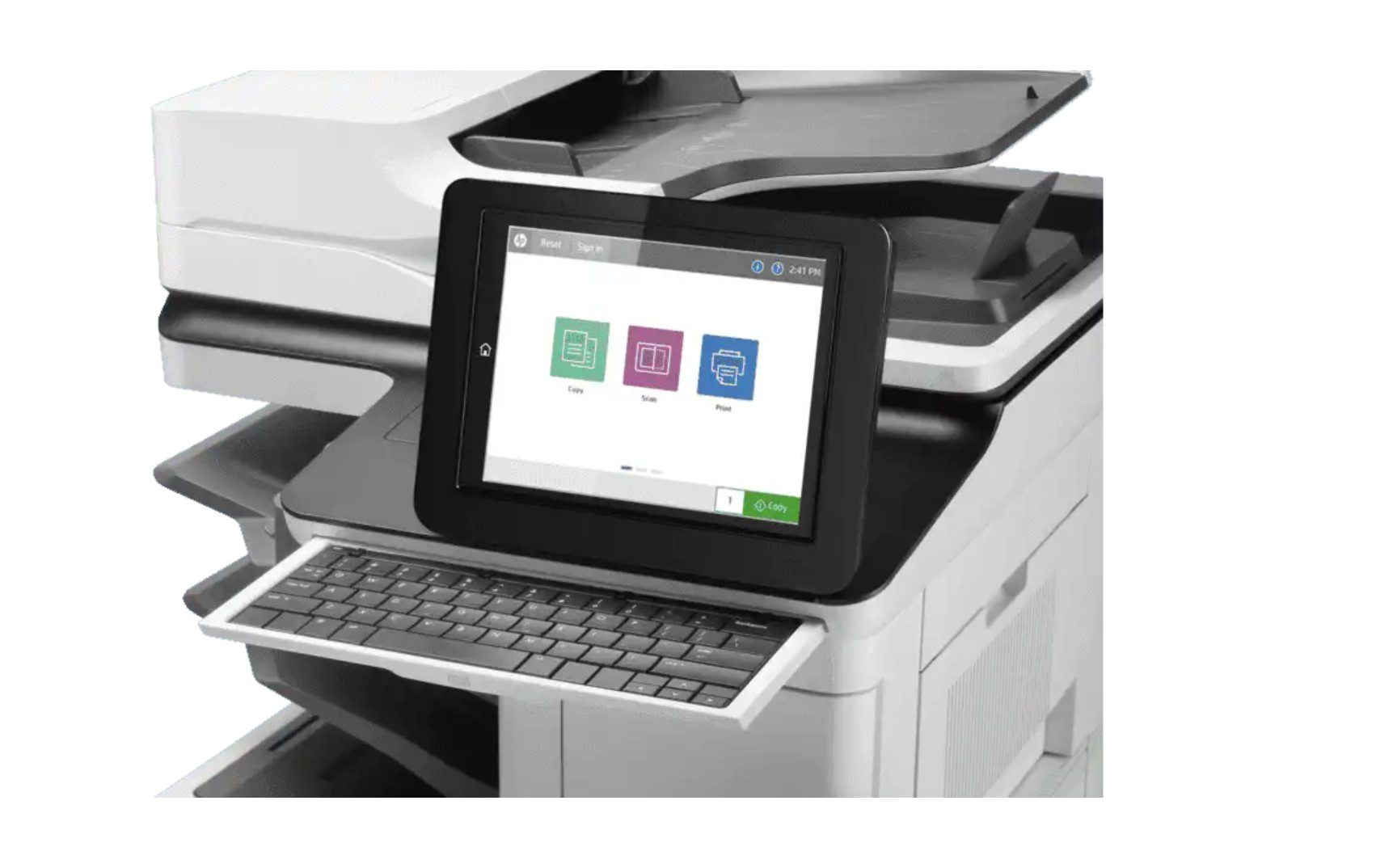 HP LaserJet Managed Flow MFP E62665z Multifunktions-Monochrom S/W Duplex Duplex Netzwerk 61 Seiten pro Minute